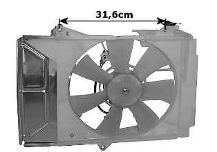VAN WEZEL 5430746 Вентилятор, охлаждение двигателя для TOYOTA VITZ (Тойота/тоета Vитз) VAN WEZEL 5430746 Вентилятор, охлаждение двигателя для TOYOTA VITZ (Тойота/тоета Vитз)