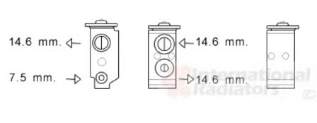 VAN WEZEL 82001364 Расширительный клапан, кондиционер для HYUNDAI GENESIS (Хендай Гэнэсис) VAN WEZEL 82001364 Расширительный клапан, кондиционер для HYUNDAI GENESIS (Хендай Гэнэсис)