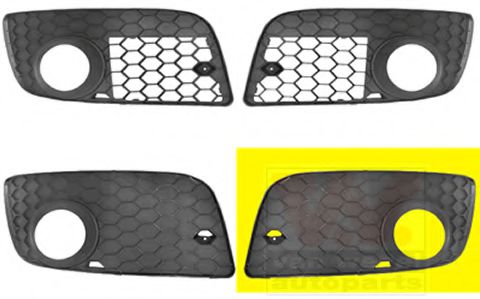 VAN WEZEL 5893593 Решетка вентилятора, буфер 