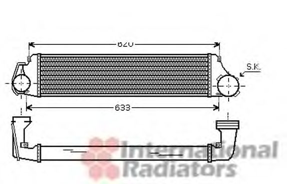 VAN WEZEL 03004224 Интеркулер для AUDI TT (Ауди Тт) VAN WEZEL 03004224 Интеркулер для AUDI TT (Ауди Тт)