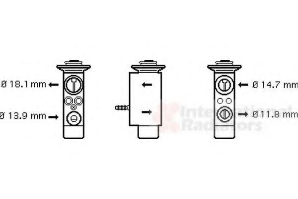 VAN WEZEL 06001085 Расширительный клапан, кондиционер для MINI CROSSOVER (Мини Cроссоvэр) VAN WEZEL 06001085 Расширительный клапан, кондиционер для MINI CROSSOVER (Мини Cроссоvэр)