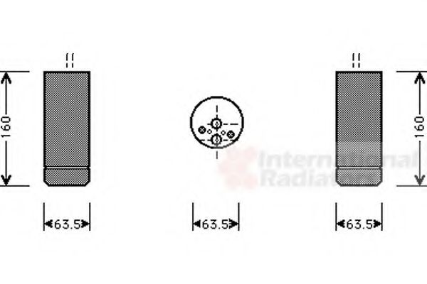 VAN WEZEL 0600D063 Осушитель, кондиционер для BMW 7 (Бмв 7) VAN WEZEL 0600D063 Осушитель, кондиционер для BMW 7 (Бмв 7)