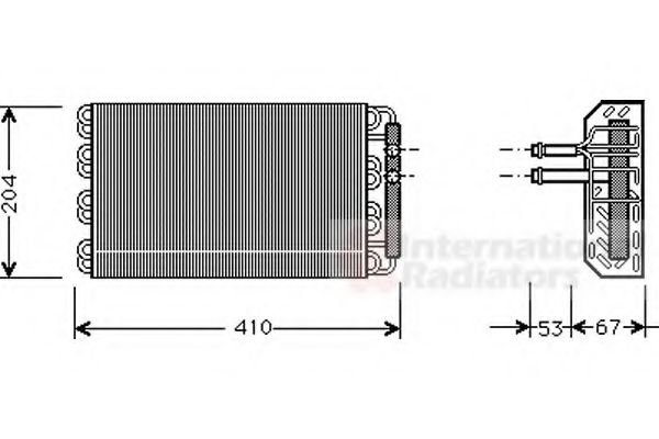 VAN WEZEL 0600V019 Испаритель, кондиционер для BMW 7 (Бмв 7) VAN WEZEL 0600V019 Испаритель, кондиционер для BMW 7 (Бмв 7)