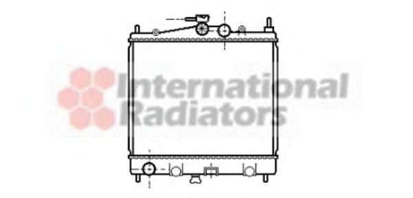 VAN WEZEL 13002210 Радиатор, охлаждение двигателя 