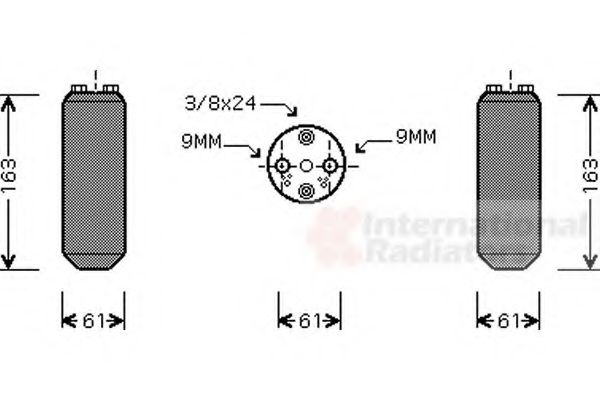 VAN WEZEL 1300D037 Осушитель, кондиционер для NISSAN PRIMERA (Ниссан Примера) VAN WEZEL 1300D037 Осушитель, кондиционер для NISSAN PRIMERA (Ниссан Примера)