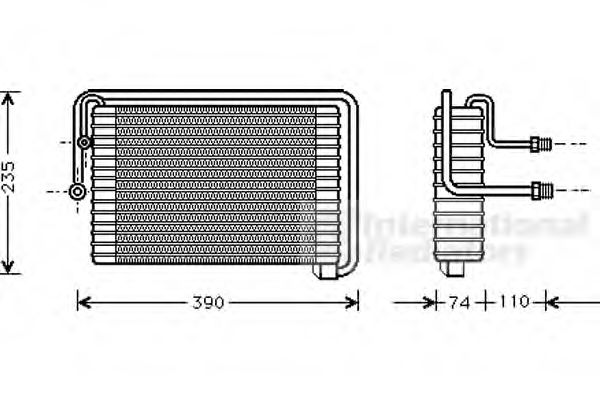 VAN WEZEL 1700V021 Испаритель, кондиционер для FIAT TEMPRA (Фиат Тэмпра) VAN WEZEL 1700V021 Испаритель, кондиционер для FIAT TEMPRA (Фиат Тэмпра)