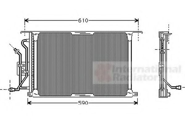 VAN WEZEL 18005258 Конденсатор, кондиционер для FORD FIESTA (Форд Фиэста) VAN WEZEL 18005258 Конденсатор, кондиционер для FORD FIESTA (Форд Фиэста)
