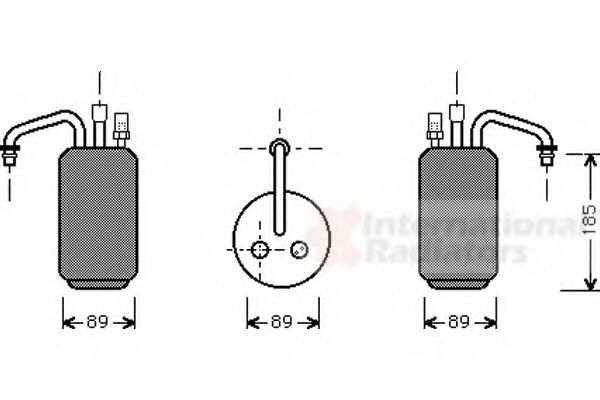 VAN WEZEL 1800D017 Осушитель, кондиционер для FORD MONDEO (Форд Мондэо) VAN WEZEL 1800D017 Осушитель, кондиционер для FORD MONDEO (Форд Мондэо)