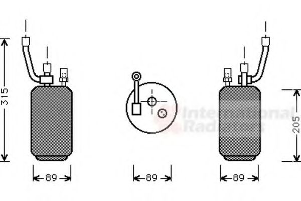 VAN WEZEL 1800D274 Осушитель, кондиционер для FORD MONDEO (Форд Мондэо) VAN WEZEL 1800D274 Осушитель, кондиционер для FORD MONDEO (Форд Мондэо)