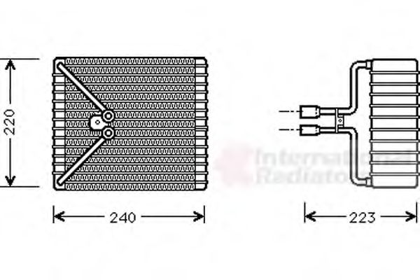 VAN WEZEL 1800V273 Испаритель, кондиционер для FORD MONDEO (Форд Мондэо) VAN WEZEL 1800V273 Испаритель, кондиционер для FORD MONDEO (Форд Мондэо)