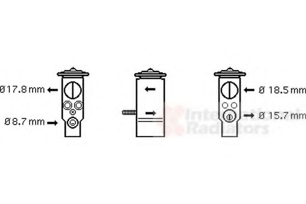 VAN WEZEL 29001005 Расширительный клапан, кондиционер для SMART FORFOUR (Смарт Форфоур) VAN WEZEL 29001005 Расширительный клапан, кондиционер для SMART FORFOUR (Смарт Форфоур)