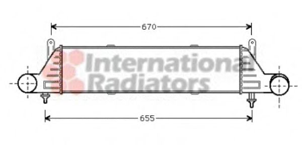 VAN WEZEL 30004260 Интеркулер 