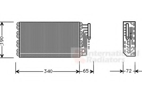 VAN WEZEL 3700V088 Испаритель, кондиционер для OPEL OMEGA A (Опель Омэга а) VAN WEZEL 3700V088 Испаритель, кондиционер для OPEL OMEGA A (Опель Омэга а)