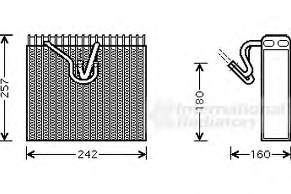 VAN WEZEL 3700V328 Испаритель, кондиционер для OPEL CORSA C (Опель Корса с) VAN WEZEL 3700V328 Испаритель, кондиционер для OPEL CORSA C (Опель Корса с)