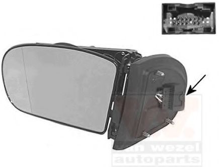 VAN WEZEL 3032819 Наружное зеркало для MERCEDES-BENZ C-CLASS SCOUPE (Мэрcэдэс-бэнз С класс сcоупэ) VAN WEZEL 3032819 Наружное зеркало для MERCEDES-BENZ C-CLASS SCOUPE (Мэрcэдэс-бэнз С класс сcоупэ)