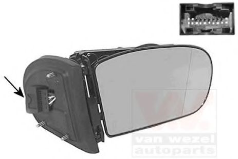 VAN WEZEL 3032854 Наружное зеркало для MERCEDES-BENZ C-CLASS SCOUPE (Мэрcэдэс-бэнз С класс сcоупэ) VAN WEZEL 3032854 Наружное зеркало для MERCEDES-BENZ C-CLASS SCOUPE (Мэрcэдэс-бэнз С класс сcоупэ)