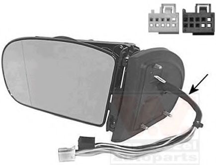 VAN WEZEL 3032855 Наружное зеркало для MERCEDES-BENZ C-CLASS SCOUPE (Мэрcэдэс-бэнз С класс сcоупэ) VAN WEZEL 3032855 Наружное зеркало для MERCEDES-BENZ C-CLASS SCOUPE (Мэрcэдэс-бэнз С класс сcоупэ)