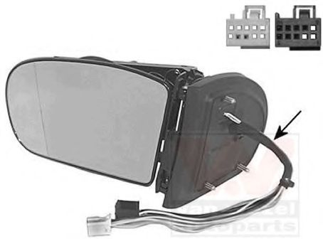 VAN WEZEL 3032857 Наружное зеркало для MERCEDES-BENZ C-CLASS SCOUPE (Мэрcэдэс-бэнз С класс сcоупэ) VAN WEZEL 3032857 Наружное зеркало для MERCEDES-BENZ C-CLASS SCOUPE (Мэрcэдэс-бэнз С класс сcоупэ)