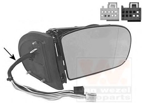 VAN WEZEL 3032858 Наружное зеркало для MERCEDES-BENZ C-CLASS SCOUPE (Мэрcэдэс-бэнз С класс сcоупэ) VAN WEZEL 3032858 Наружное зеркало для MERCEDES-BENZ C-CLASS SCOUPE (Мэрcэдэс-бэнз С класс сcоупэ)