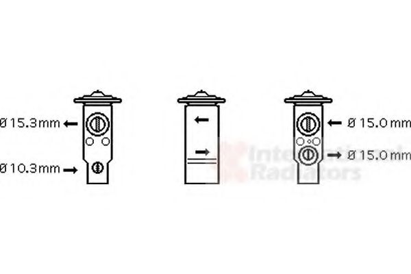 VAN WEZEL 53001070 Расширительный клапан, кондиционер для TOYOTA CYNOS (Тойота/тоета Cънос) VAN WEZEL 53001070 Расширительный клапан, кондиционер для TOYOTA CYNOS (Тойота/тоета Cънос)