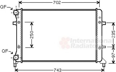 VAN WEZEL 58002205 Радиатор, охлаждение двигателя для SEAT ALTEA (Сеат Алтэа) VAN WEZEL 58002205 Радиатор, охлаждение двигателя для SEAT ALTEA (Сеат Алтэа)