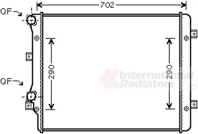 VAN WEZEL 58002207 Радиатор, охлаждение двигателя для AUDI TT (Ауди Тт) VAN WEZEL 58002207 Радиатор, охлаждение двигателя для AUDI TT (Ауди Тт)