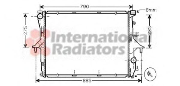 VAN WEZEL 58002214 Радиатор, охлаждение двигателя для AUDI Q7 (Ауди Кью 7) VAN WEZEL 58002214 Радиатор, охлаждение двигателя для AUDI Q7 (Ауди Кью 7)