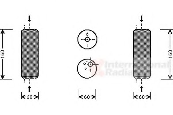 VAN WEZEL 5800D014 Осушитель, кондиционер для AUDI TT (Ауди Тт) VAN WEZEL 5800D014 Осушитель, кондиционер для AUDI TT (Ауди Тт)