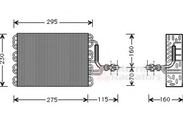 VAN WEZEL 5800V016 Испаритель, кондиционер для VOLKSWAGEN JETTA II (Фольксваген Жэтта 2) VAN WEZEL 5800V016 Испаритель, кондиционер для VOLKSWAGEN JETTA II (Фольксваген Жэтта 2)