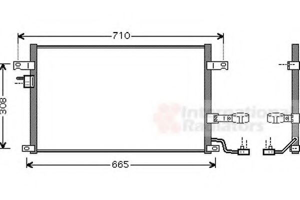 VAN WEZEL 81005056 Конденсатор, кондиционер для DAEWOO LACETTI (Дэу Лачетти) VAN WEZEL 81005056 Конденсатор, кондиционер для DAEWOO LACETTI (Дэу Лачетти)