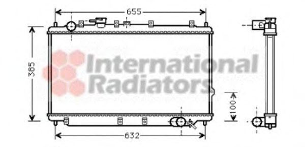 VAN WEZEL 83002016 Радиатор, охлаждение двигателя для KIA MENTOR (Киа Мэнтор) VAN WEZEL 83002016 Радиатор, охлаждение двигателя для KIA MENTOR (Киа Мэнтор)
