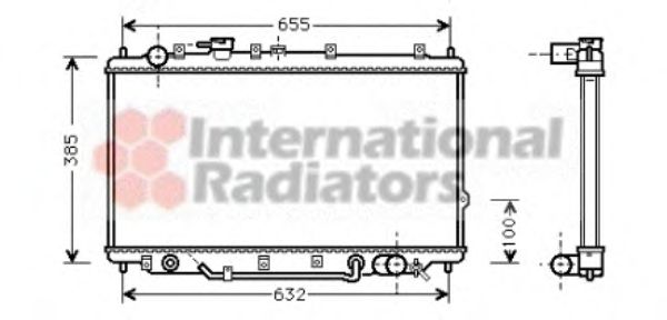 VAN WEZEL 83002017 Радиатор, охлаждение двигателя для KIA MENTOR (Киа Мэнтор) VAN WEZEL 83002017 Радиатор, охлаждение двигателя для KIA MENTOR (Киа Мэнтор)