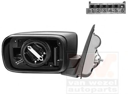 VAN WEZEL 0646855 Наружное зеркало для BMW (Бмв) VAN WEZEL 0646855 Наружное зеркало для BMW (Бмв)