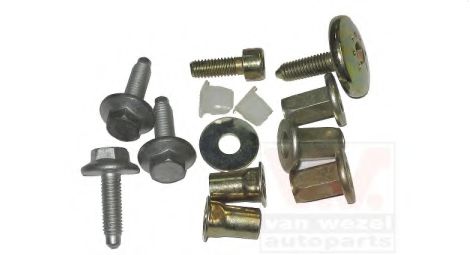 VAN WEZEL 1754796 Монтажный комплект, крыло для FIAT PUNTO (Фиат Пунто) VAN WEZEL 1754796 Монтажный комплект, крыло для FIAT PUNTO (Фиат Пунто)