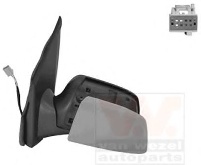 VAN WEZEL 1811817 Наружное зеркало для FORD FUSION (Форд Фьюжн) VAN WEZEL 1811817 Наружное зеркало для FORD FUSION (Форд Фьюжн)