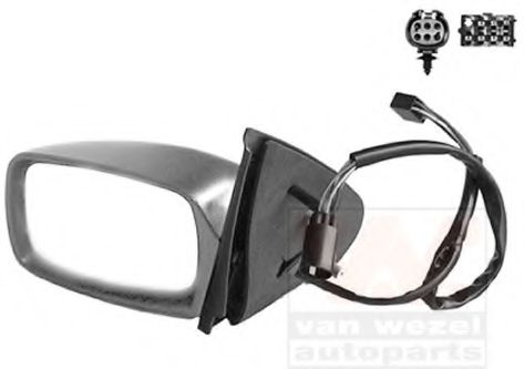 VAN WEZEL 1830817 Наружное зеркало для MAZDA 121 III (Мазда 121 3) VAN WEZEL 1830817 Наружное зеркало для MAZDA 121 III (Мазда 121 3)