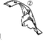 VAN WEZEL 4327436 Обшивка, колесная ниша для RENAULT MEGANE II (Рено Меган 2)