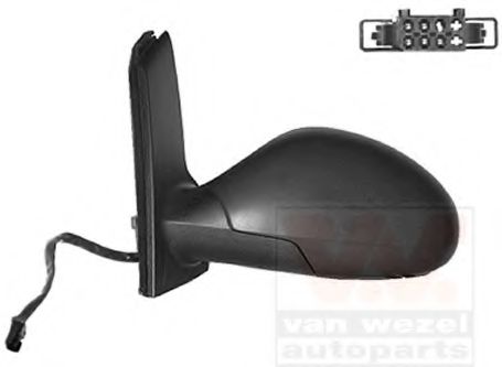 VAN WEZEL 4941807 Наружное зеркало для SEAT ALTEA (Сеат Алтэа) VAN WEZEL 4941807 Наружное зеркало для SEAT ALTEA (Сеат Алтэа)