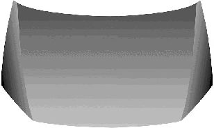 VAN WEZEL 5828660 Капот двигателя 