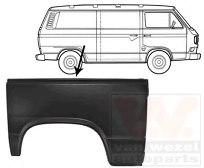 VAN WEZEL 5870148 Боковина для VOLKSWAGEN T3 CARAVELLE (Фольксваген Т3 cараvэллэ) VAN WEZEL 5870148 Боковина для VOLKSWAGEN T3 CARAVELLE (Фольксваген Т3 cараvэллэ)
