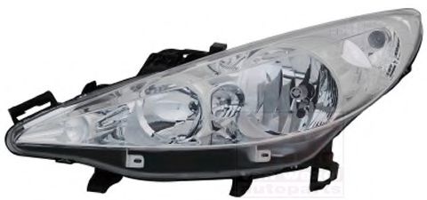 VAN WEZEL 4029961 Основная фара для PEUGEOT 207 (Пежо 207) VAN WEZEL 4029961 Основная фара для PEUGEOT 207 (Пежо 207)