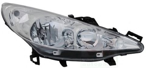 VAN WEZEL 4029962 Основная фара для PEUGEOT 207 (Пежо 207) VAN WEZEL 4029962 Основная фара для PEUGEOT 207 (Пежо 207)