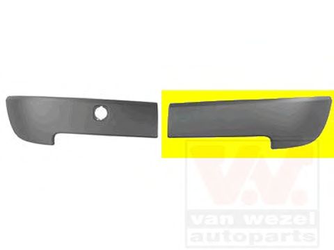 VAN WEZEL 4328591 Облицовка, бампер для RENAULT (Рено) VAN WEZEL 4328591 Облицовка, бампер для RENAULT (Рено)