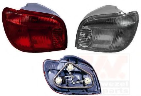 VAN WEZEL 5431933 Задний фонарь для TOYOTA ECHO (Тойота/тоета Эчо) VAN WEZEL 5431933 Задний фонарь для TOYOTA ECHO (Тойота/тоета Эчо)