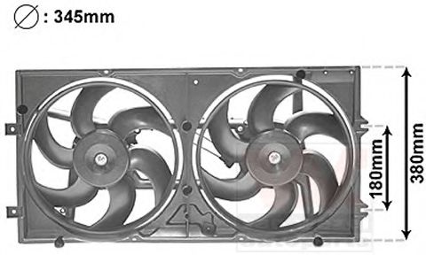 VAN WEZEL 5874749 Вентилятор, охлаждение двигателя для VOLKSWAGEN T4 MULTIVAN (Фольксваген Т4 мултиvан) VAN WEZEL 5874749 Вентилятор, охлаждение двигателя для VOLKSWAGEN T4 MULTIVAN (Фольксваген Т4 мултиvан)