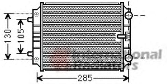 VAN WEZEL 03002299 Радиатор, охлаждение двигателя для AUDI (Ауди) VAN WEZEL 03002299 Радиатор, охлаждение двигателя для AUDI (Ауди)