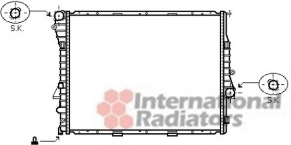 VAN WEZEL 06002302 Радиатор, охлаждение двигателя 