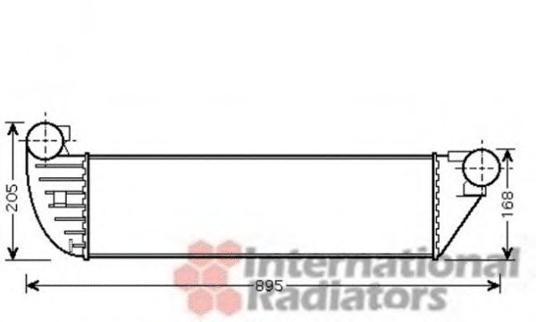 VAN WEZEL 43004397 Интеркулер 