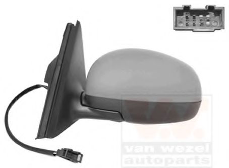 VAN WEZEL 7641807 Наружное зеркало для SKODA ROOMSTER (Шкода Румстер) VAN WEZEL 7641807 Наружное зеркало для SKODA ROOMSTER (Шкода Румстер)