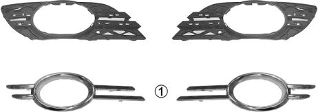 VAN WEZEL 3043594 Решетка вентилятора, буфер 